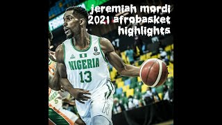 Jeremiah Mordi 2021 Afrobasket