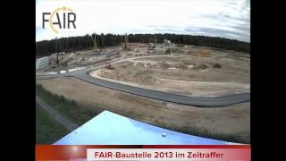 Teilchenbeschleuniger FAIR in Darmstadt: Baustelle 2013