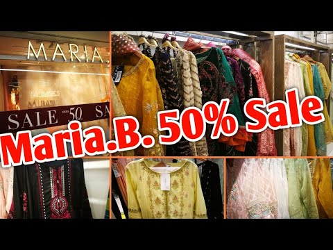 Maria B Sale 50%off Stitched & Unstitched 2021 | Maria B End Of Season ...