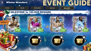 HOW TO GET FREE 3x 105 OVR ICON \u0026 REWARD IN FC MOBILE 25 | WINTER WONDER EVENT GUIDE FC MOBILE!