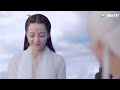 feng jiu is attacked by a monster dijun falls from the sky and takes off his clothes to save her