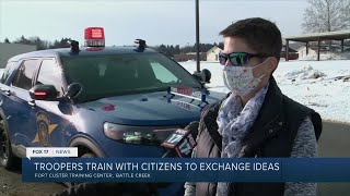 Troopers train with citizens