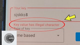 Fix Google Authenticator | Key Value has illegal Character problem Solved