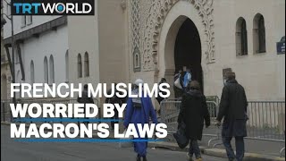 French Muslims worried by Macron's laws