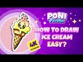 🎨HOW TO DRAW CUTE ICE CREAM? 🍧SIMPLE IDEA HOW TO DRAW ICE CREAM IN 5 MINUTES — 4K! CUTE AND COLORFUL