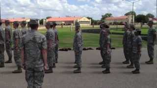 AFROTC Drill - Fall In, Sizing, Fall Out, Road Guard