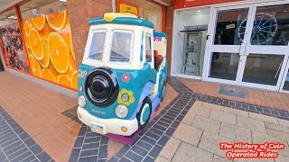 2000s Falgas Coin Operated Van Kiddie Ride - 60s Surf Van