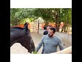 salman khan feeding food to his horse in panvel farmhouse during lock down