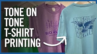 How To Print Tone on Tone T-Shirts | Screen Print Transfers \u0026 Heat Press