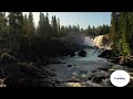 One of The Most Beautiful WaterFalls In Sweden #Jämtland #relaxing #nature