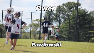 Owen Pawlowski Summer 2023 Highlights ||Sweetlax 2027||