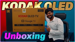 KODAK 50 inch QLED Ultra HD 4K Smart Google TV With Dolby Atmos \u0026 Dolby Vision Unboxing \u0026 Review