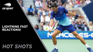 Djokovic Shows Lightning-Fast Reactions | 2021 US Open