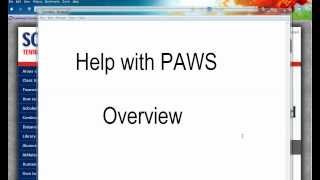 Help with PAWS: Overview