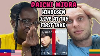 REACTION TO Daichi Miura 三浦大知 - Hikousen 飛行船 (Live at the First Take) FIRST TIME LISTENING TO DAICHI