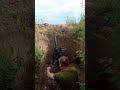 ukraine soldier shells at russian occupiers with grenade launcher ags 17