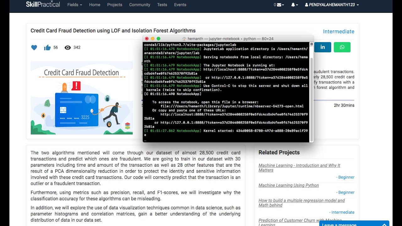 Credit Card Fraud Detection Using ML - End To End Project - Part02 ...