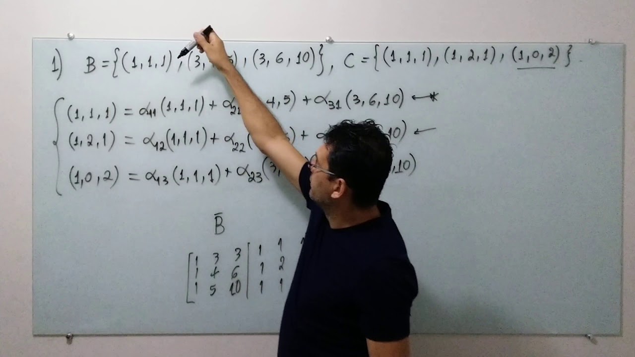 Matriz De Mudança De Base - BRAINCP