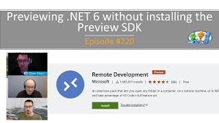 Previewing .NET 6 without installing the Preview SDK (#220)