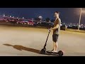 waymax x7電動滑板車 夜間試乘