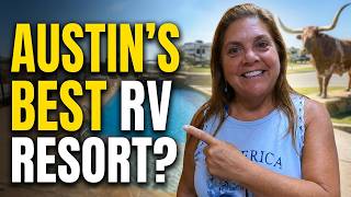 Full Tour of Longhorn RV Resort | Where to Camp Near Austin | Full-time RV