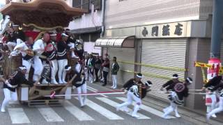 20150920 00145 本宮午後曳行 小門 沼町 岸和田だんじり祭