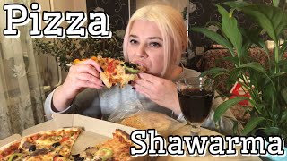 МУКБАНГ | ШАУРМА ПИЦЦА | ЧЕЧЕВИЧНЫЙ СУП | MUKBANG | PIZZA SHAWARMA | MERCI