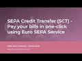 SEPA Credit Transfer (SCT) - Pay your bills in one-click using Euro SEPA Service | Odoo Accounting