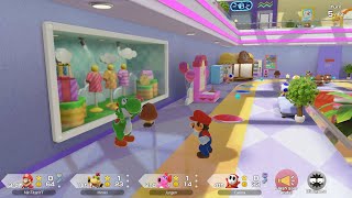 Super Mario Party Jamboree - Mario vs Birdo vs Bowser Jr. vs Shy Guy - Rainbow Galleria