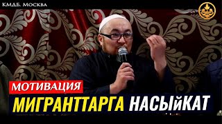 АКЧАҢА КҮЙ! МИГРАНТТАРГА НАСЫЙКАТ.(мотивация). Шейх Чубак ажы