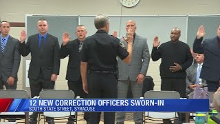New officers sworn in with the Onondaga County Sheriff's Office