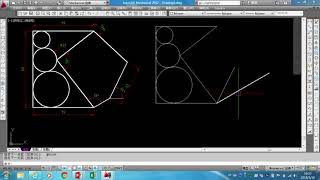 CAD实例讲解：用几何知识圆周角定理绘制出这个图形