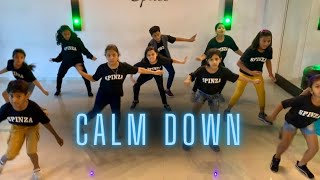 Calm Down | Rema | Kids Dance Choreography | Old School Hip-Hop | Spinza Dance Academy