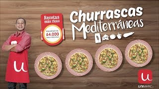 Unimarc - Recetas 4x4: Churrascas mediterráneas