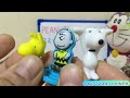 @arichin スヌーピーのチョコエッグ開封動画 peanuts surprised eggs unboxing snoopy surpriseeggs