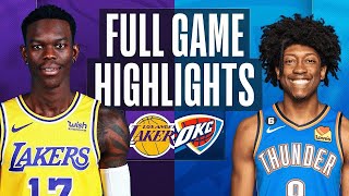 Los Angeles Lakers vs. Oklahoma City Thunder | FULL GAME HIGHLIGHTS | March 1, 2023 | NBA Season