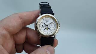 1989 Citizen men's vintage watch with triple calendar and moonphase