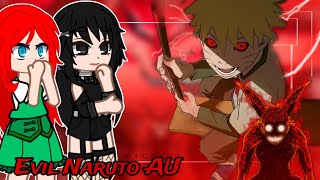Naruto's Family and Friends React to Naruto || Villain Naruto Au || Gacha Reaction Video ||