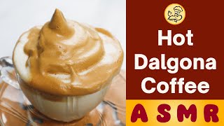 Dalgona Coffee Recipe | Frothy Whipped Coffee Latte | Quick \u0026 Easy Hot Coffee | Baba Food ASMR