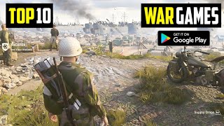 TOP 10 WAR GAMES FOR ANDROID IN 2020 | HIGH Graphics (Online/Offline)