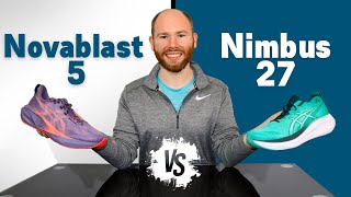 Asics Gel Nimbus 27 vs Novablast 5 by a Foot Specialist