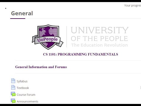 Uopeople CS1101 Programming Fundamentals Week 1 - YouTube