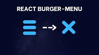 React Animated Navbar Burger Menu