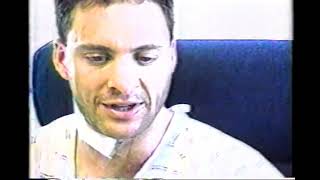 March 1989 news segments on Clint Malarchuk of the Buffalo Sabres and his neck jugular injury