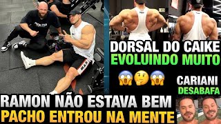 RAMON ESTAVA DESANIMADO PARA TREINAR E PACHO ENTROU NA MENTE DELE  + CAIKE  EVOLUINDO AS COSTAS