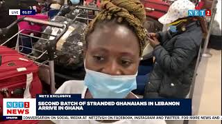 SECOND BATCH OF STRANDED GHANAIANS IN LEBANON ARRIVE IN GHANA (AUGUST 13, 2020)