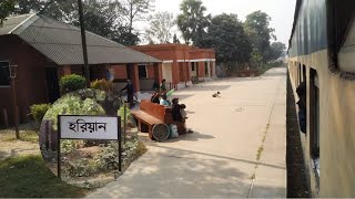 BARENDRA EXPRESS passing through peaceful Harian Railway Station❤️❤️❤️