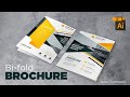 How to design a bi-fold brochure in adobe illustrator 2021 | Graphics Design Bangla tutorial