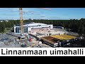 Linnanmaan uimahallin rakennustyömaa 10/10