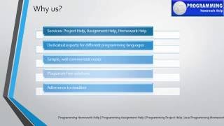 Programming Homework Help Corporate Presentation
